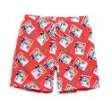 Men's Short Print Comfortable Adjustable Medium Short Casual