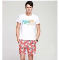 Short Masculino Estampado Confortavel Ajustavel Meio curto Casual