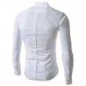 Camisa Casual Elegante Masculina Manga Longa