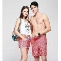 Men's Beach Casual Short Summer Comfortably Adjustable Print