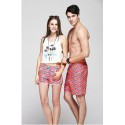 Short Masculino Casual Praia Verão Estampado Confortavel Ajustavel