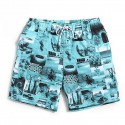 Short Masculino Estampado Confortavel Curto Ajustavel Praia Verão