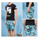 Short Masculino Estampado Confortavel Curto Ajustavel Praia Verão