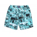 Short Masculino Estampado Confortavel Curto Ajustavel Praia Verão