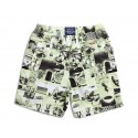 Short Masculino Estampado Confortavel Curto Ajustavel Praia Verão