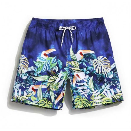 Short Estampado Animal Masculino Confortavel Ajustavel Verão Praia