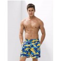 Short Camuflado Masculino Confortavel Ajustavel Praia verão Casual