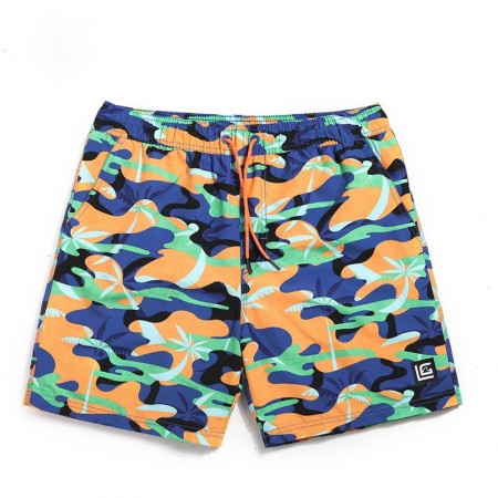 Short Camuflado Masculino Confortavel Ajustavel Praia verão Casual