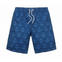 Bermuda Estampada Confortavel Solta Masculina Ajustavel Casual Praia