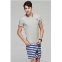 Men's Short Short Striped Comfortable Adjustable Beach Casual
