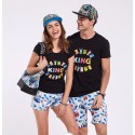 Short Curto Masculino Confortavel Ajustavel Praia verão Casual