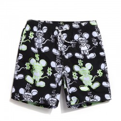 Men's Short Bermuda Comfortable Casual Print Summer Beach