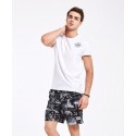 Bermuda Curta Masculina Confortavel Ajustavel Acima do joelho Casual