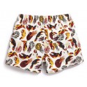 Short Curto Masculino Estampado Confortavel Praia Verão Casual