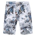 Bermuda Masculino estampada Floral Confortavel Ajustavel Casual