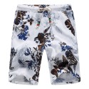 Bermuda Masculino estampada Floral Confortavel Ajustavel Casual