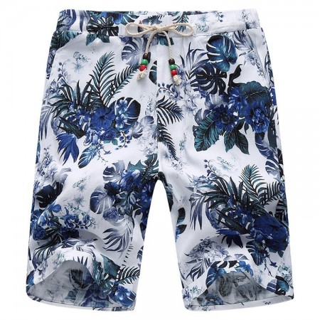 Men's Bermuda Floral Printed Comfortably Adjustable Casual