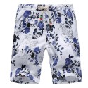 Men's Bermuda Floral Printed Comfortably Adjustable Casual