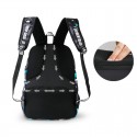Backpack with Internal Battery Stamped Unisex Geometrica Casual Modern