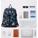 Backpack with Internal Battery Stamped Unisex Geometrica Casual Modern