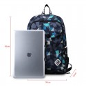 Backpack with Internal Battery Stamped Unisex Geometrica Casual Modern