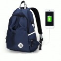 Backpack with Internal Battery Stamped Unisex Geometrica Casual Modern