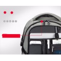 Notebook Backpack with Internal Battery for Stylish Cell Phone