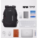 Notebook Backpack with Internal Battery for Stylish Cell Phone