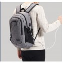 Mochila Escolar ou Trabalho com Bateria Interna Carregador de Celular