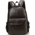 Stylish Women's School Bag in Plain Leather Fashion Retro High Quality