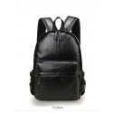 Stylish Women's School Bag in Plain Leather Fashion Retro High Quality