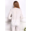Blouse Ladies Women Casual White and Black Work