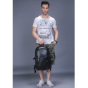Men's Black Work Backpack Stylish Waterproof Leather