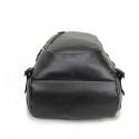 Men's Black Work Backpack Stylish Waterproof Leather