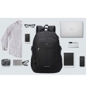 Men's Backpack USB Charger Internal Work Travel Notebook