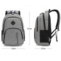 Slim School Backpack for Notebook and Casual Modern Brushed Books