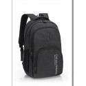 Slim School Backpack for Notebook and Casual Modern Brushed Books