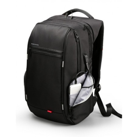 Large Male Travel Backpack USB Input Internal Battery