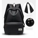 Mochila com Caregador de Celular Bateria Interna Bolsa Casual