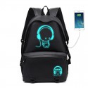 Mochila com Caregador de Celular Bateria Interna Bolsa Casual