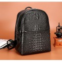 Texturized Female Backpack Jacare Leather Fashion Trend