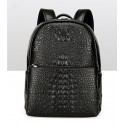 Texturized Female Backpack Jacare Leather Fashion Trend