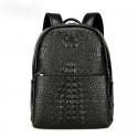 Texturized Female Backpack Jacare Leather Fashion Trend