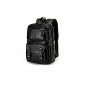 Bolsa Polo Masculina de Viagem em Couro Preto Elegante Grande