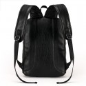 Men's Polo Bag in Elegant Black Large Leather
