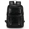 Men's Polo Bag in Elegant Black Large Leather
