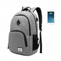 Slim Notebook School and University Backpack USB Internal Battery
