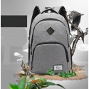 Slim Notebook School and University Backpack USB Internal Battery