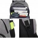 Slim Notebook School and University Backpack USB Internal Battery