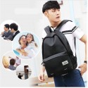 Backpack with Battery Charger for USB Cell Phone for College
